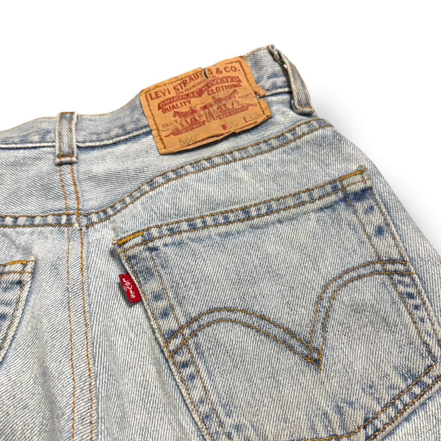 Vintage Levi’s jeans high waist straight leg W30 L32 (XS)