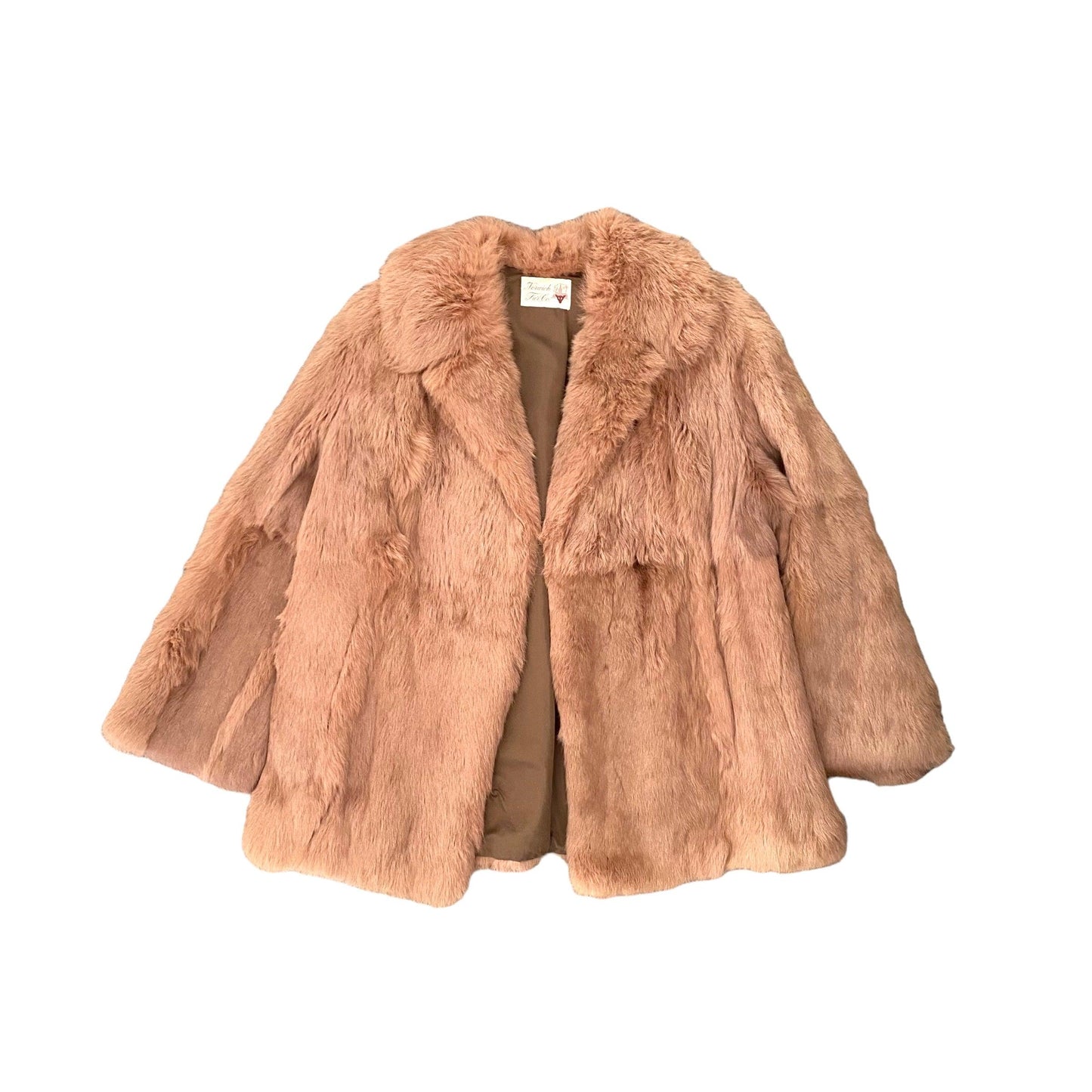 Fur Coat Vintage Jacket Rose by Norwich Fur Co. (M) - Fashion Aftermath