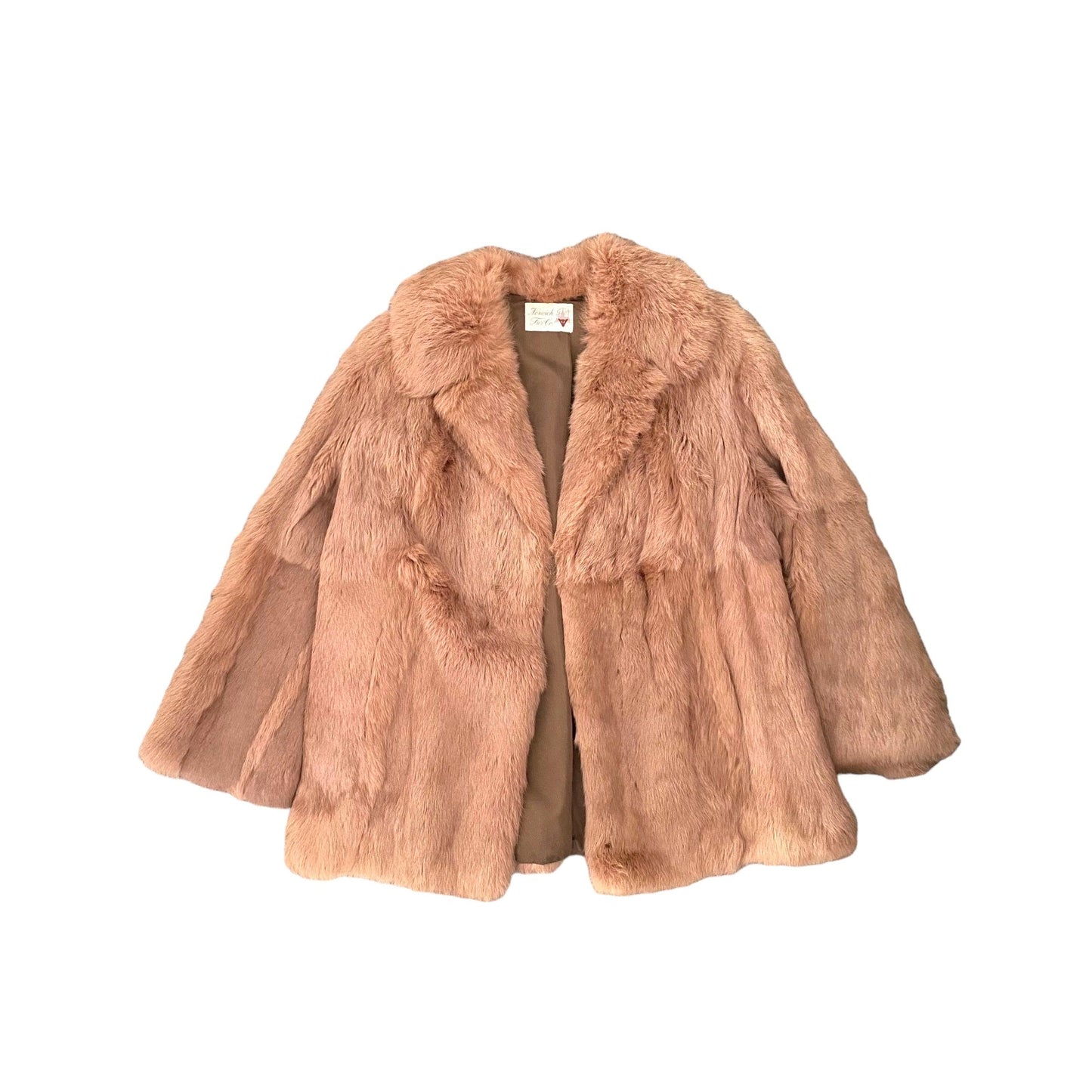 Fur Coat Vintage Jacket Rose by Norwich Fur Co. (M) - Fashion Aftermath