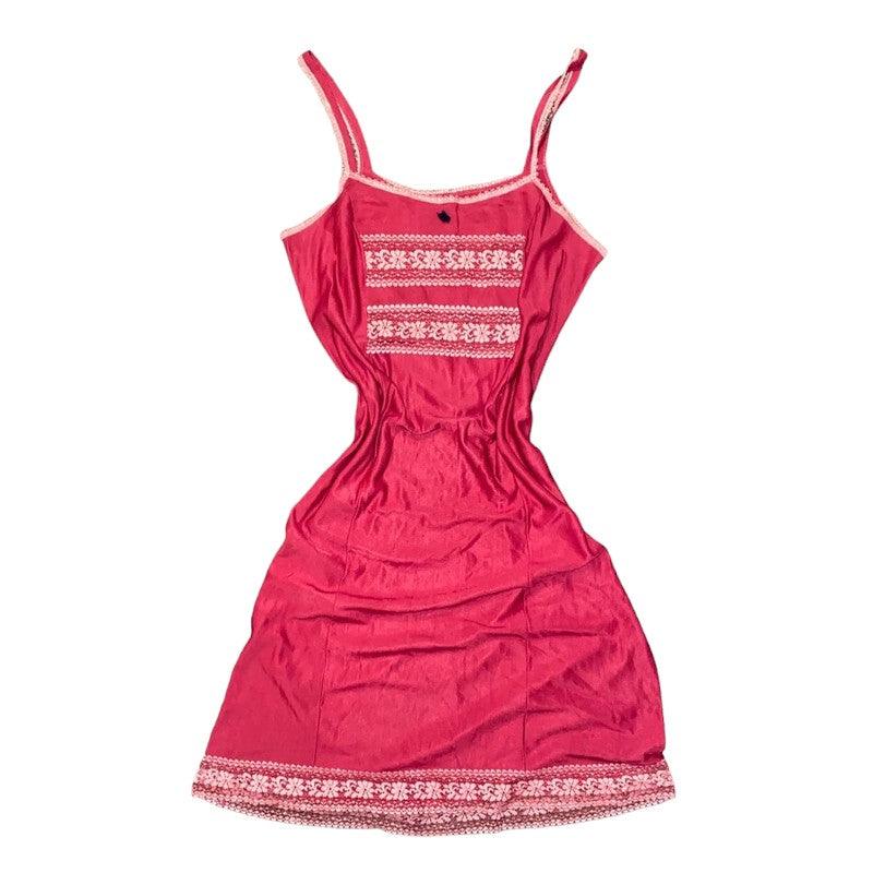 Lingerie Dress Pink Vintage Nightwear (M) - Fashion Aftermath