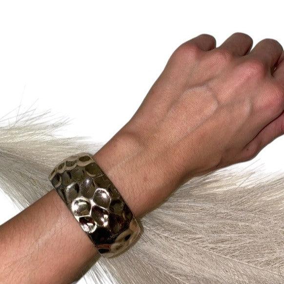 Vintage Bracelet Bangle Golden Metallic - Fashion Aftermath