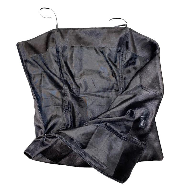 Y2K corset satin Embellished crop Top (M) - Fashion Aftermath