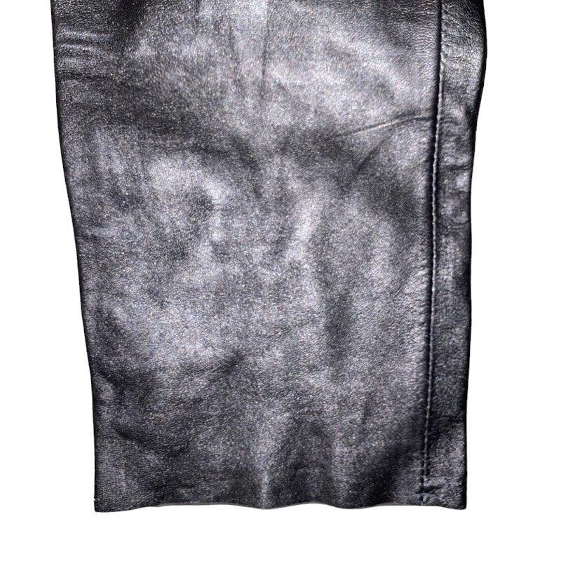 Real Leather Pants Vintage Trousers (M) - Fashion Aftermath