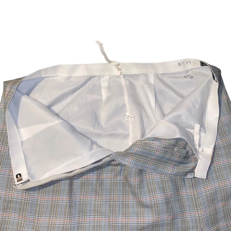 RIDELLA: Vintage Midi Skirt Grey Plaid Classy Business Casual (L) - Fashion Aftermath
