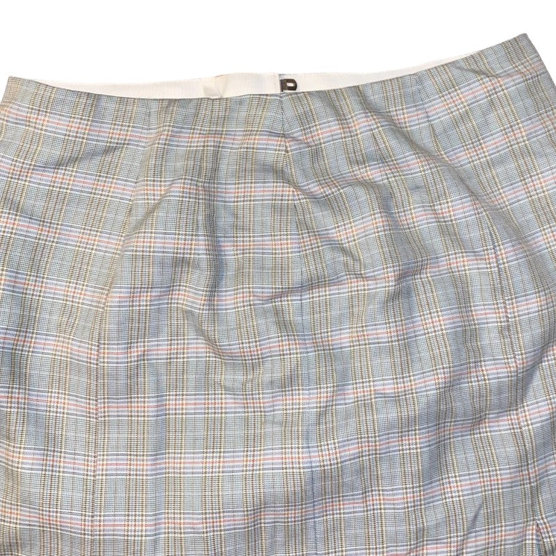 RIDELLA: Vintage Midi Skirt Grey Plaid Classy Business Casual (L) - Fashion Aftermath