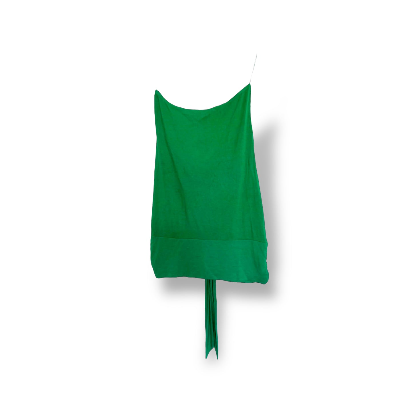 Y2K top - green tube top - vintage clothing - thrift store - vintage store - London - sustainable fashion with fashion aftermath
