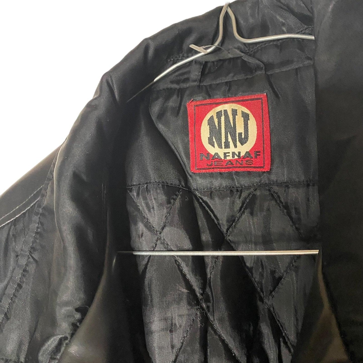 NAF NAF Jacket Vintage Biker Look (UK 14) - Fashion Aftermath
