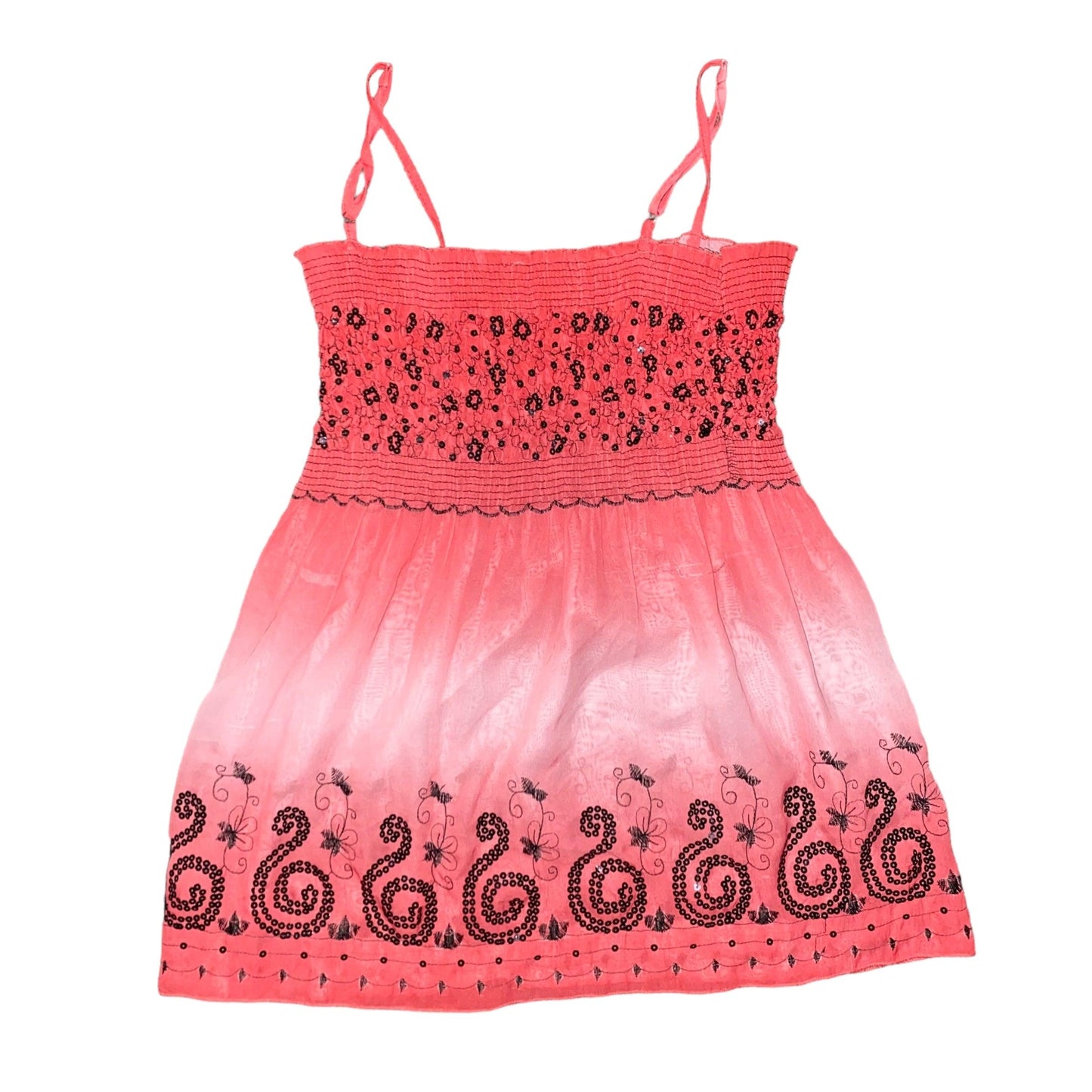 Y2K Camisole Sequin Top Spaghetti Straps (M) - Fashion Aftermath