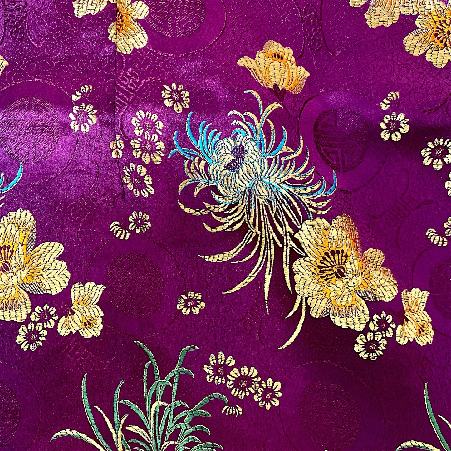 Silk Mini Dress Chinese Traditional Style Vintage (M) - Fashion Aftermath