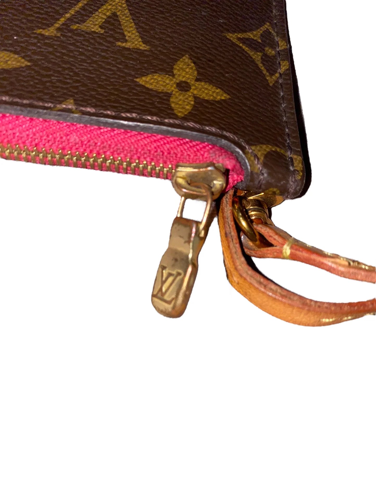 Louis Vuitton Neverfull GM Clutch Year Purse Classic Monogram Pattern Brown Pink 2017/2018 - Fashion Aftermath