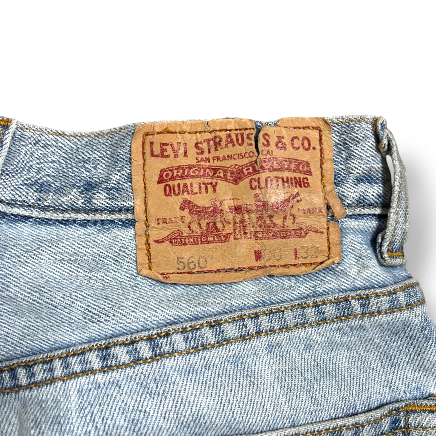 Vintage Levi’s jeans high waist straight leg W30 L32 (XS)