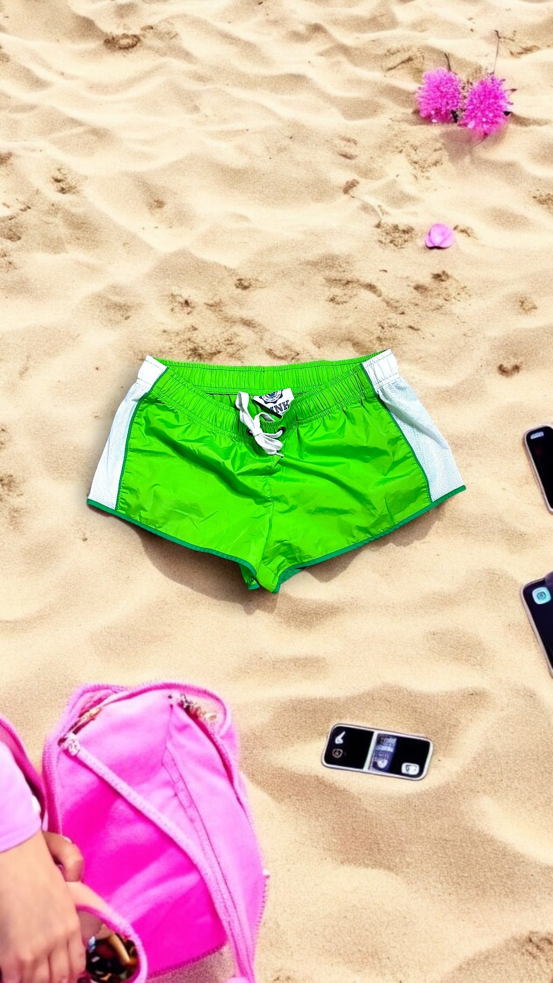 Y2K Victoria’s Secret Pink label beach shorts women’s (S)