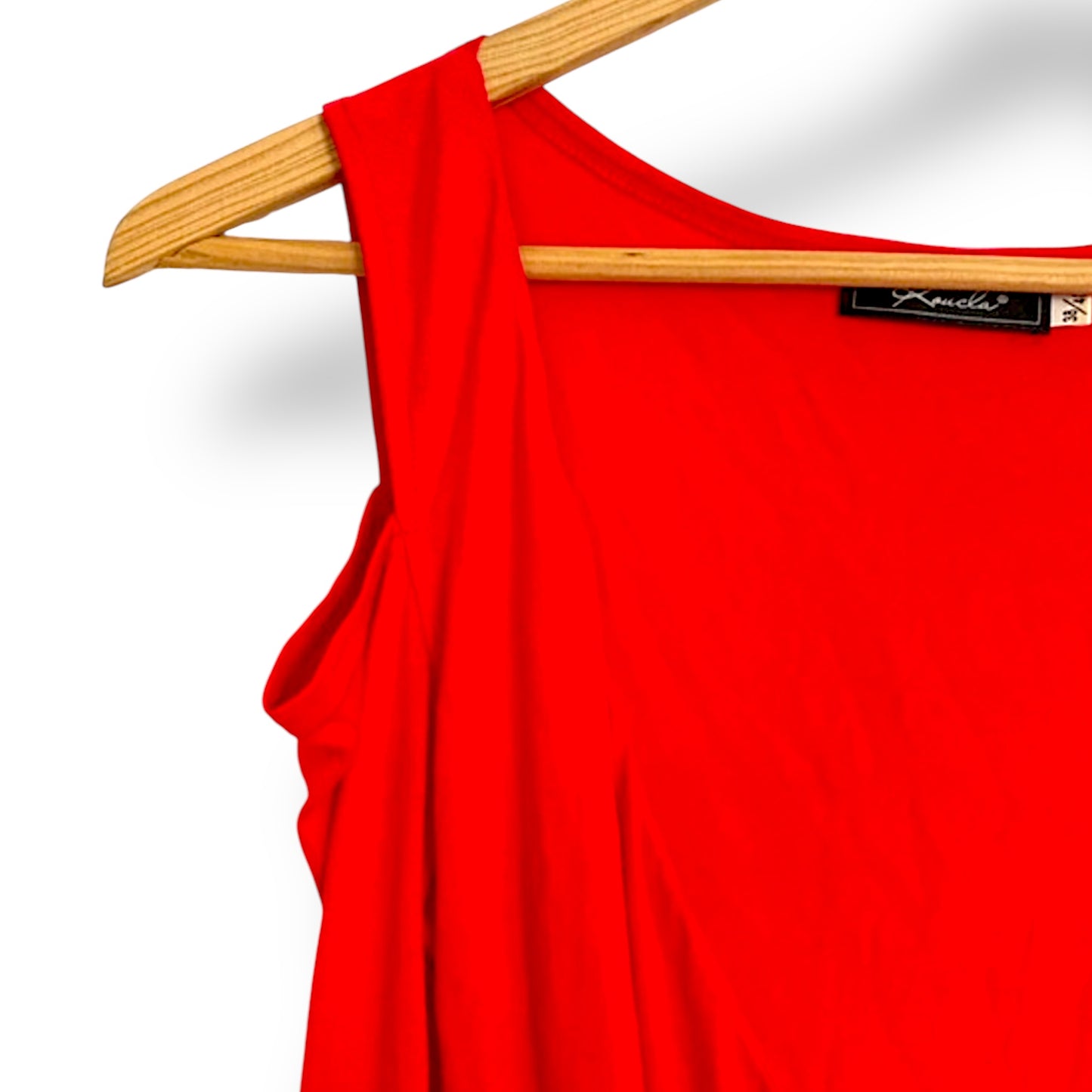 Y2K top long sleeve KOURLA red (M)
