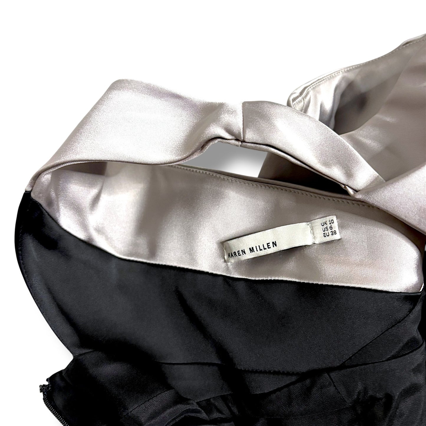 Y2K Dress Gown Off the Shoulder Maxi Karen Millen