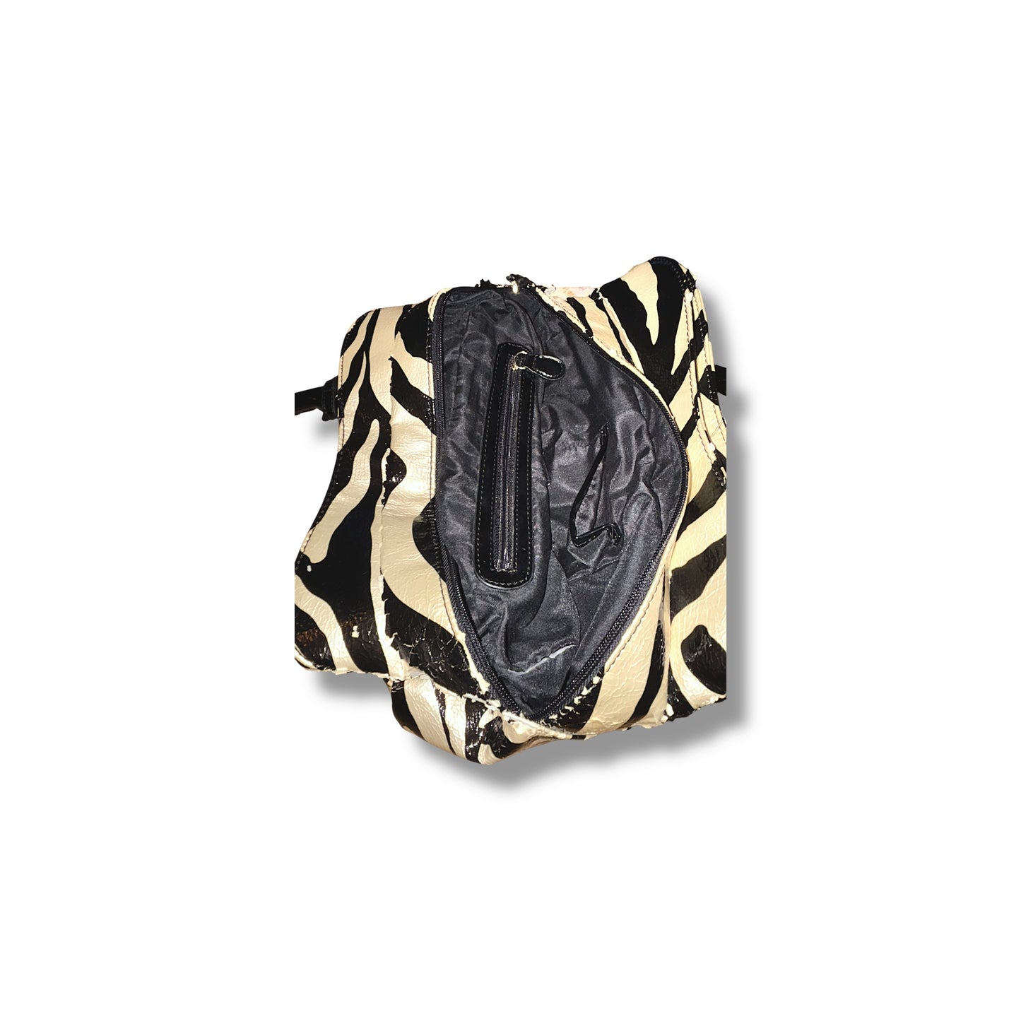Y2K Handbag zebra look 2000s bag