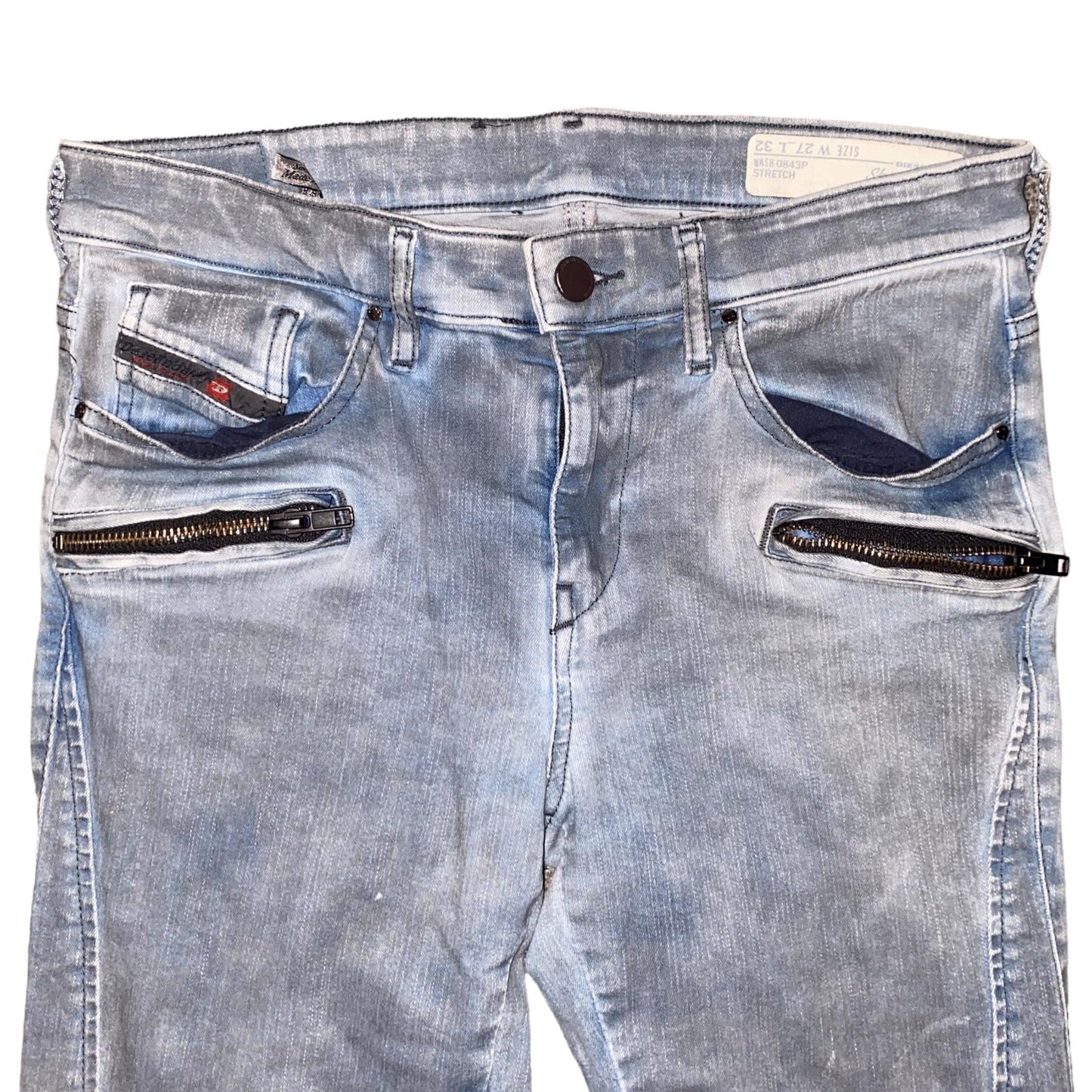 DIESEL Jeans Skinny Y2K Vintage Biker Look (S) - Fashion Aftermath