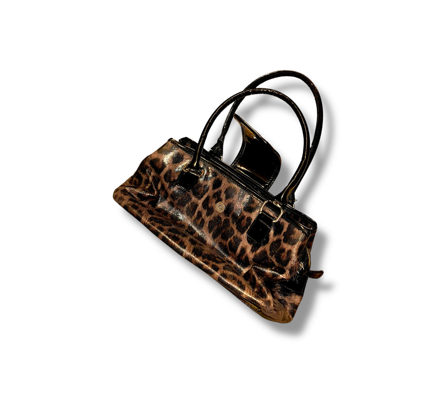 Y2K Handbag Leopard Print Vintage Bag