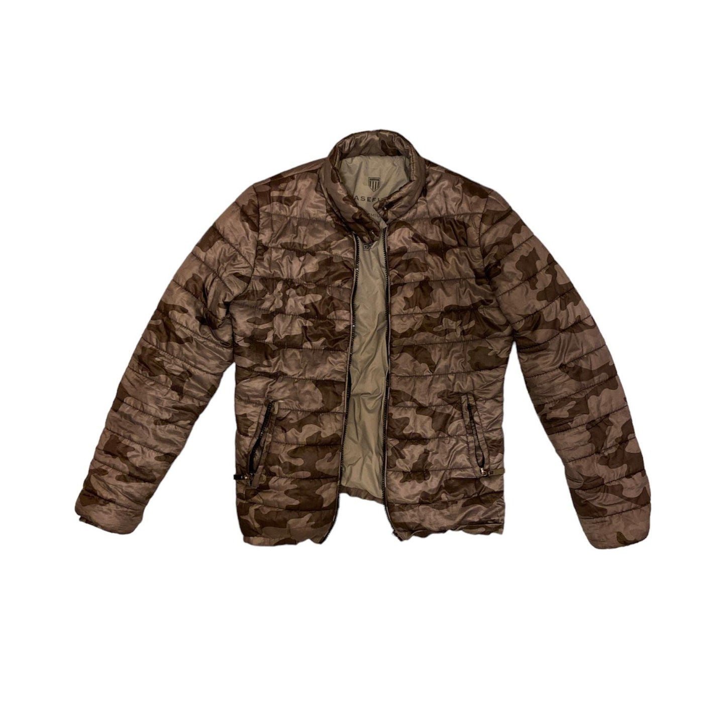 Windbreaker Jacket Men's Army Print (S) - Fashion Aftermath