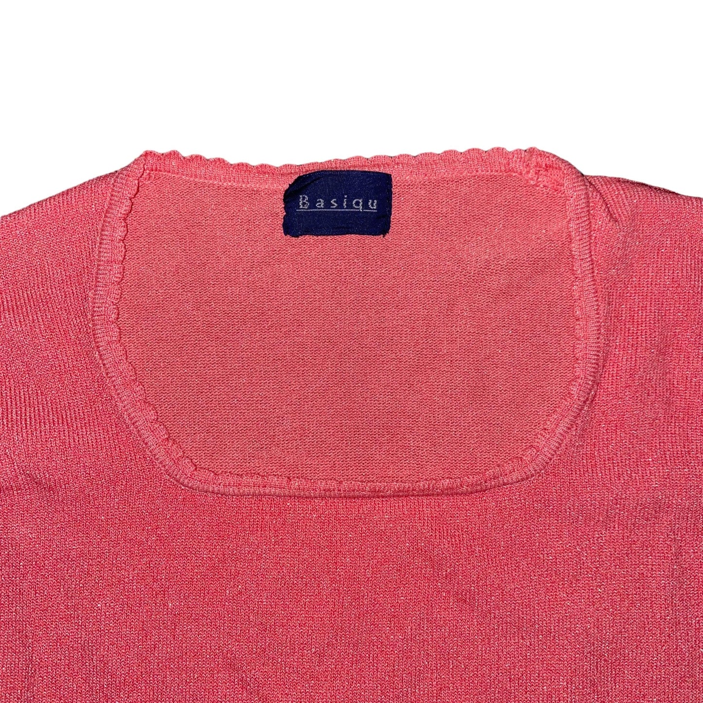 Y2K T-shirt Slim Shiny Top BASIQU (M) - Fashion Aftermath