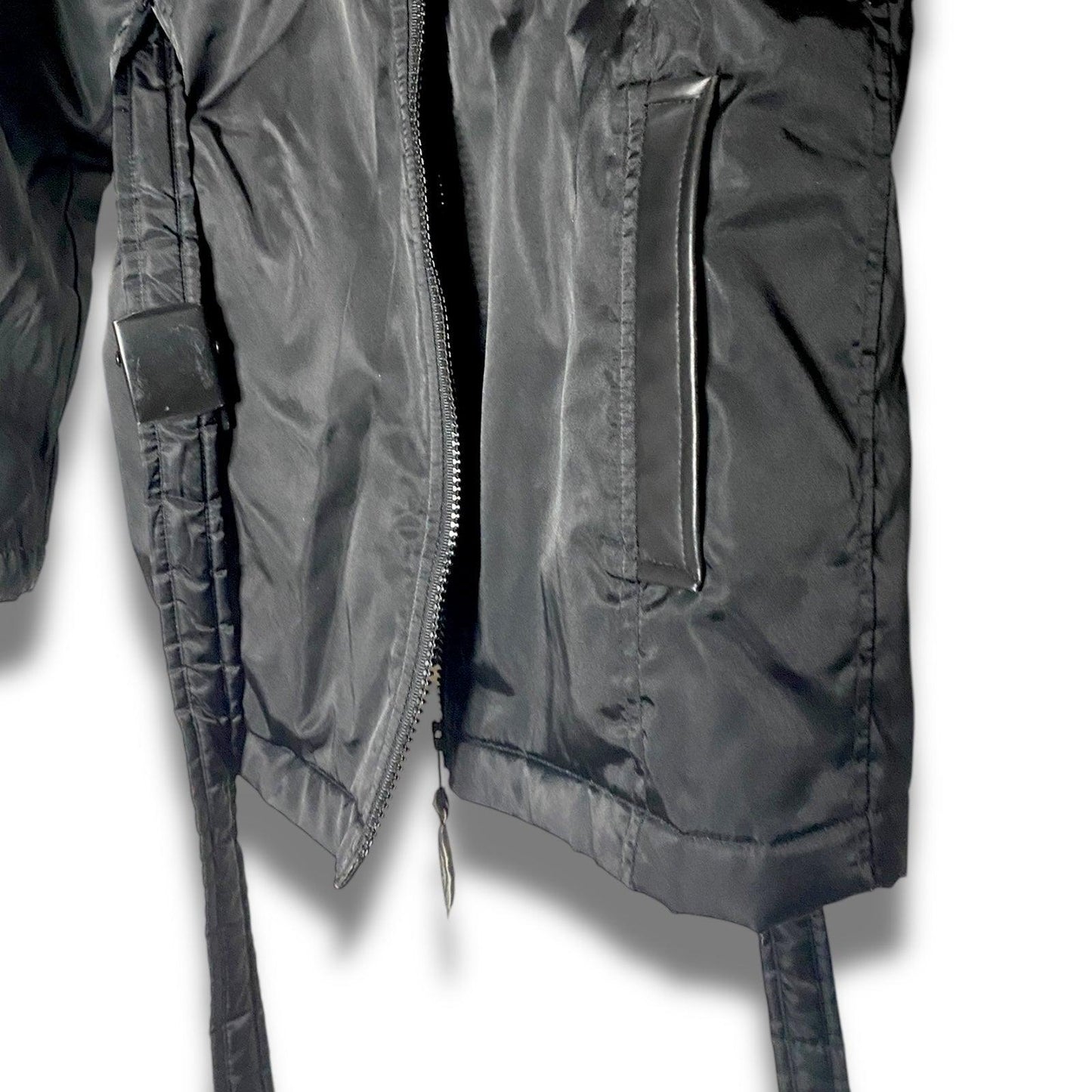 NAF NAF Jacket Vintage Biker Look (UK 14) - Fashion Aftermath