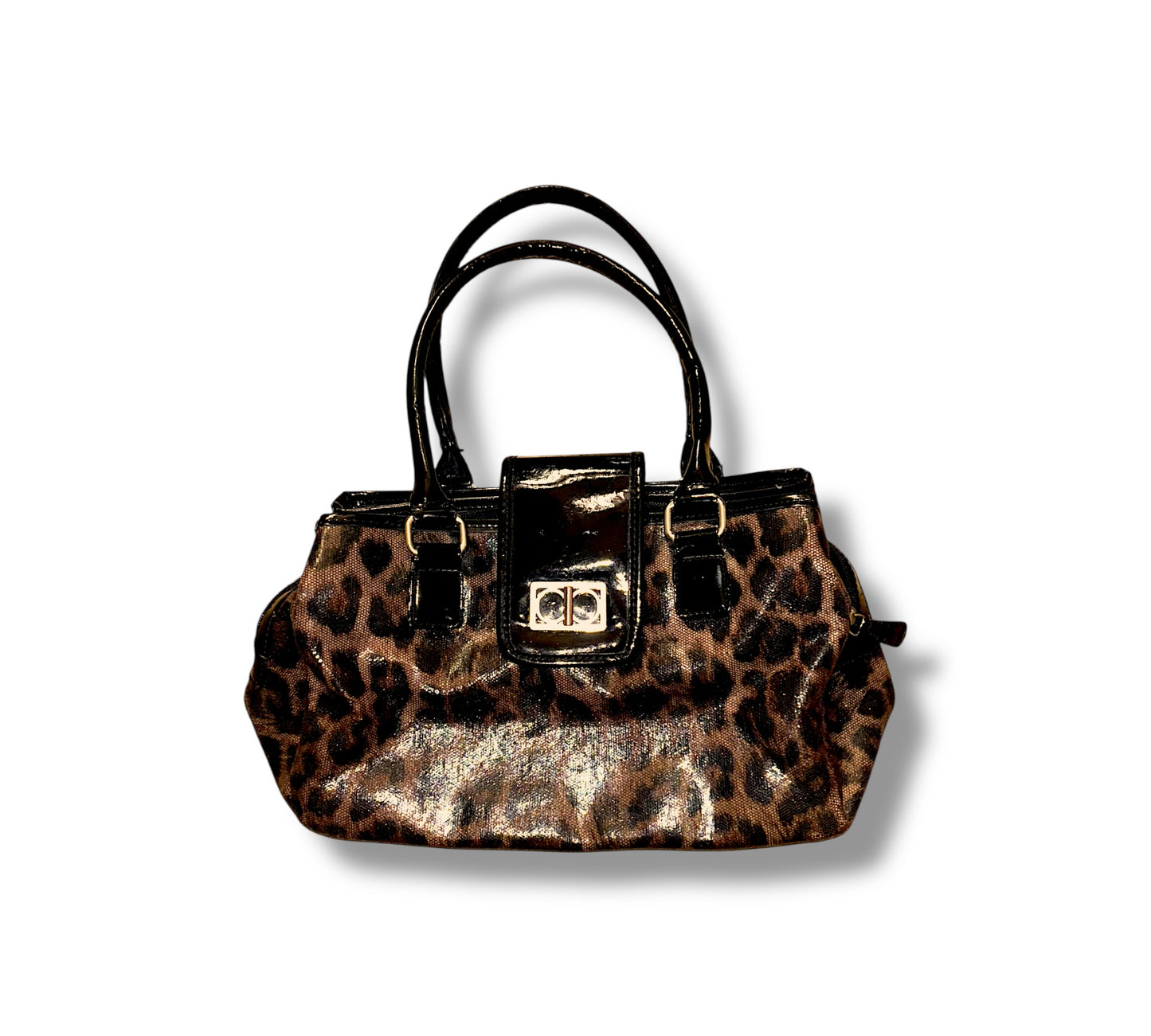 Y2K Handbag Leopard Print Vintage Bag
