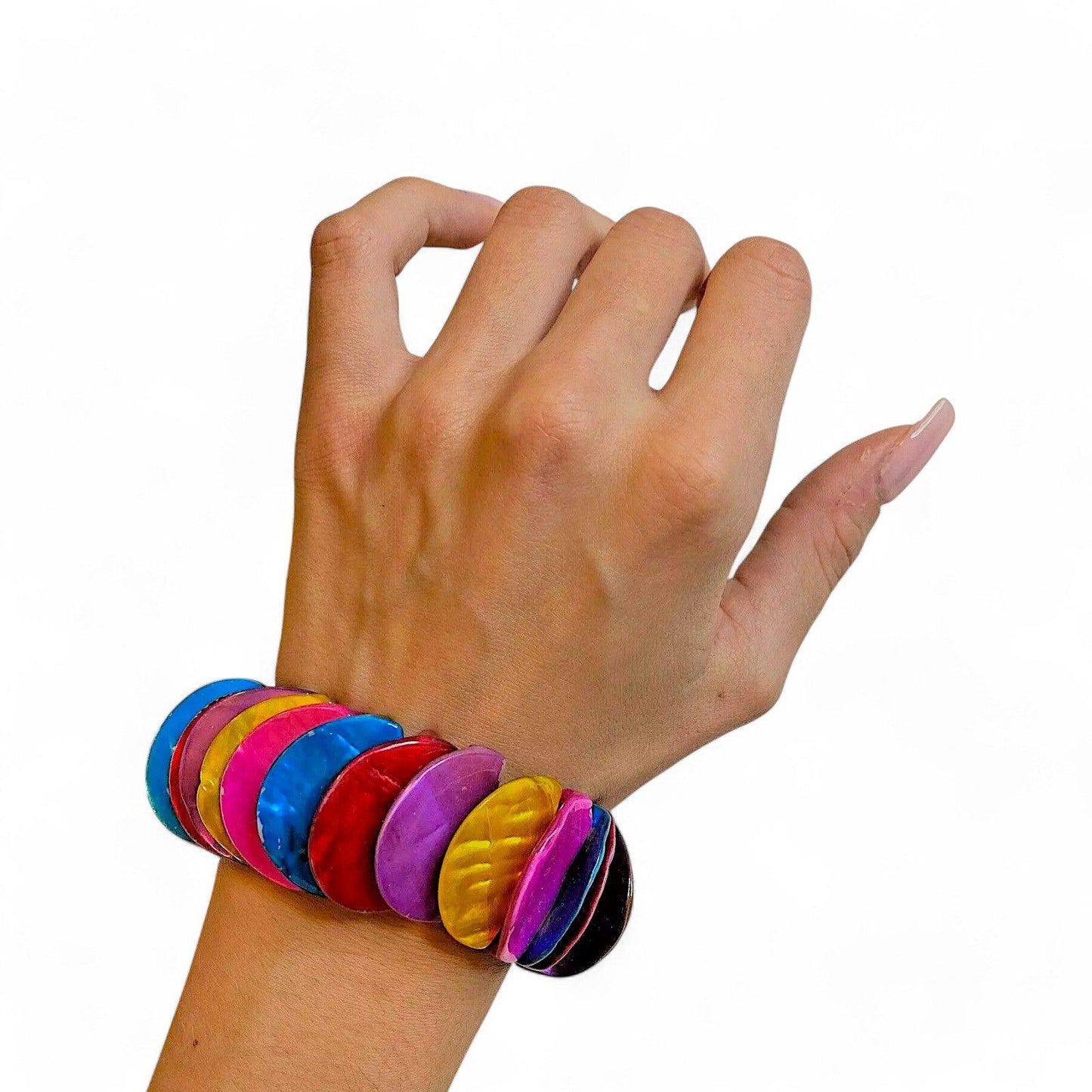 Chunky Vintage Bracelet Beads Retro Look - Fashion Aftermath