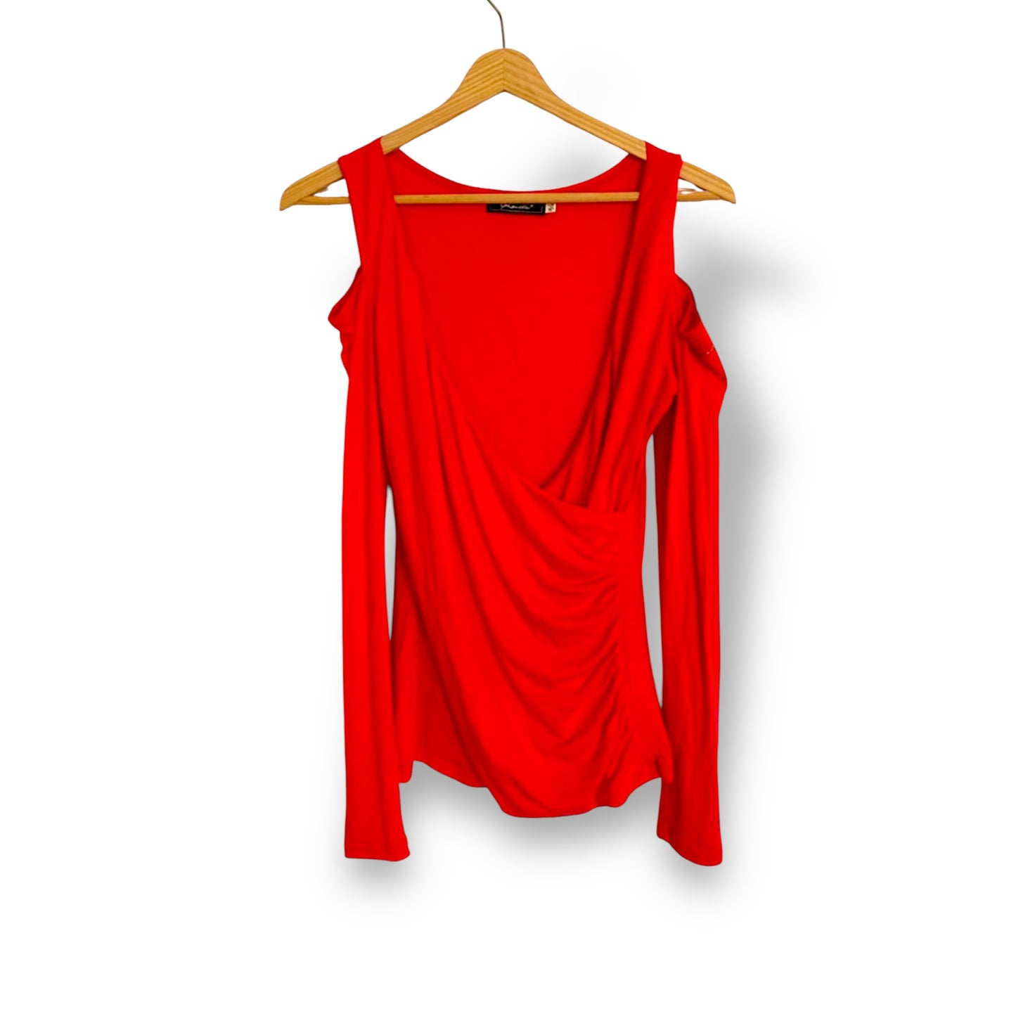 Y2K top long sleeve KOURLA red (M)