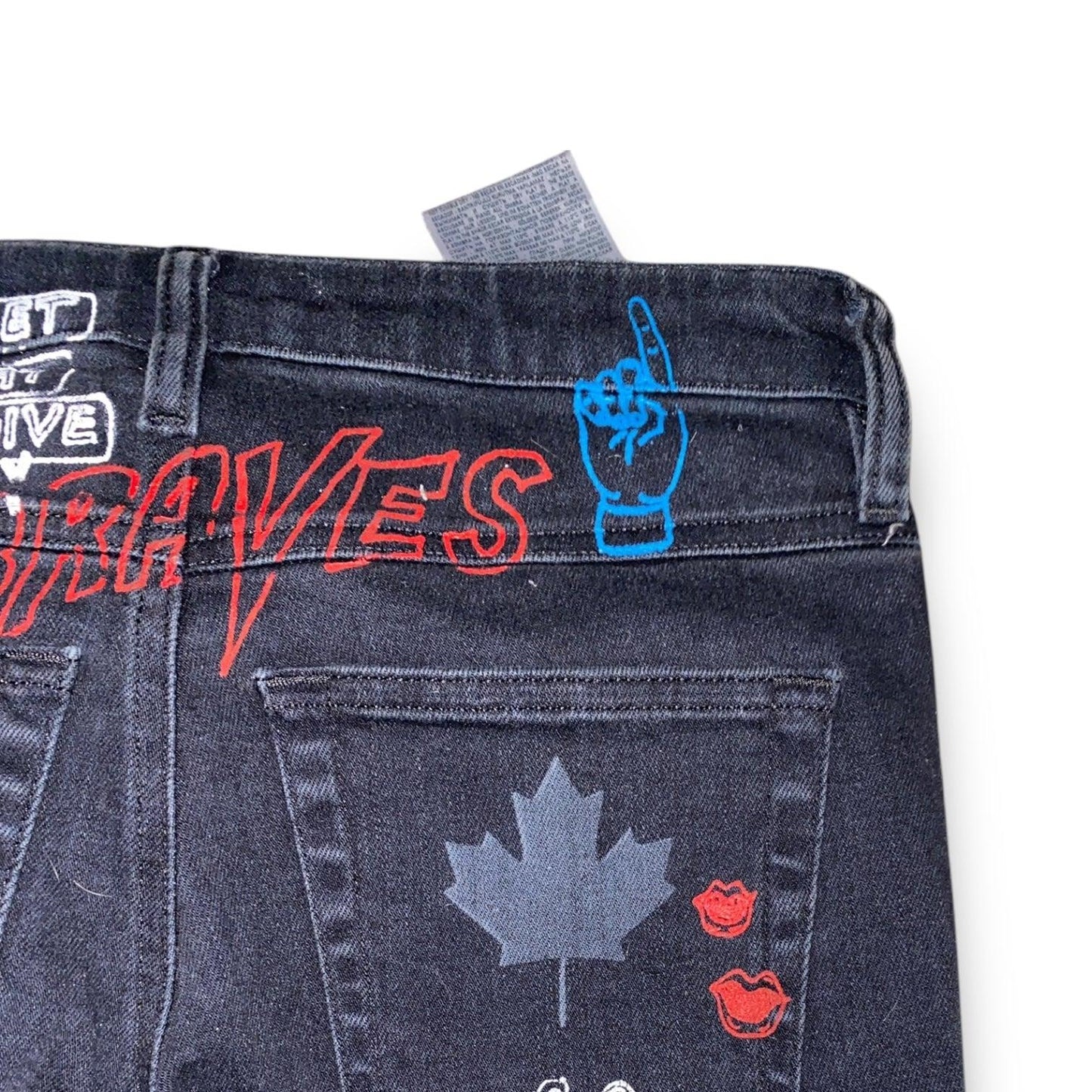 DIESEL Jeans Y2K Fit Dye Unique Print (XS) - Fashion Aftermath