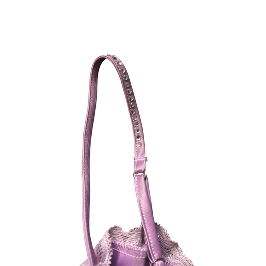 Victoria secret slip dress rhinestone lilac size M