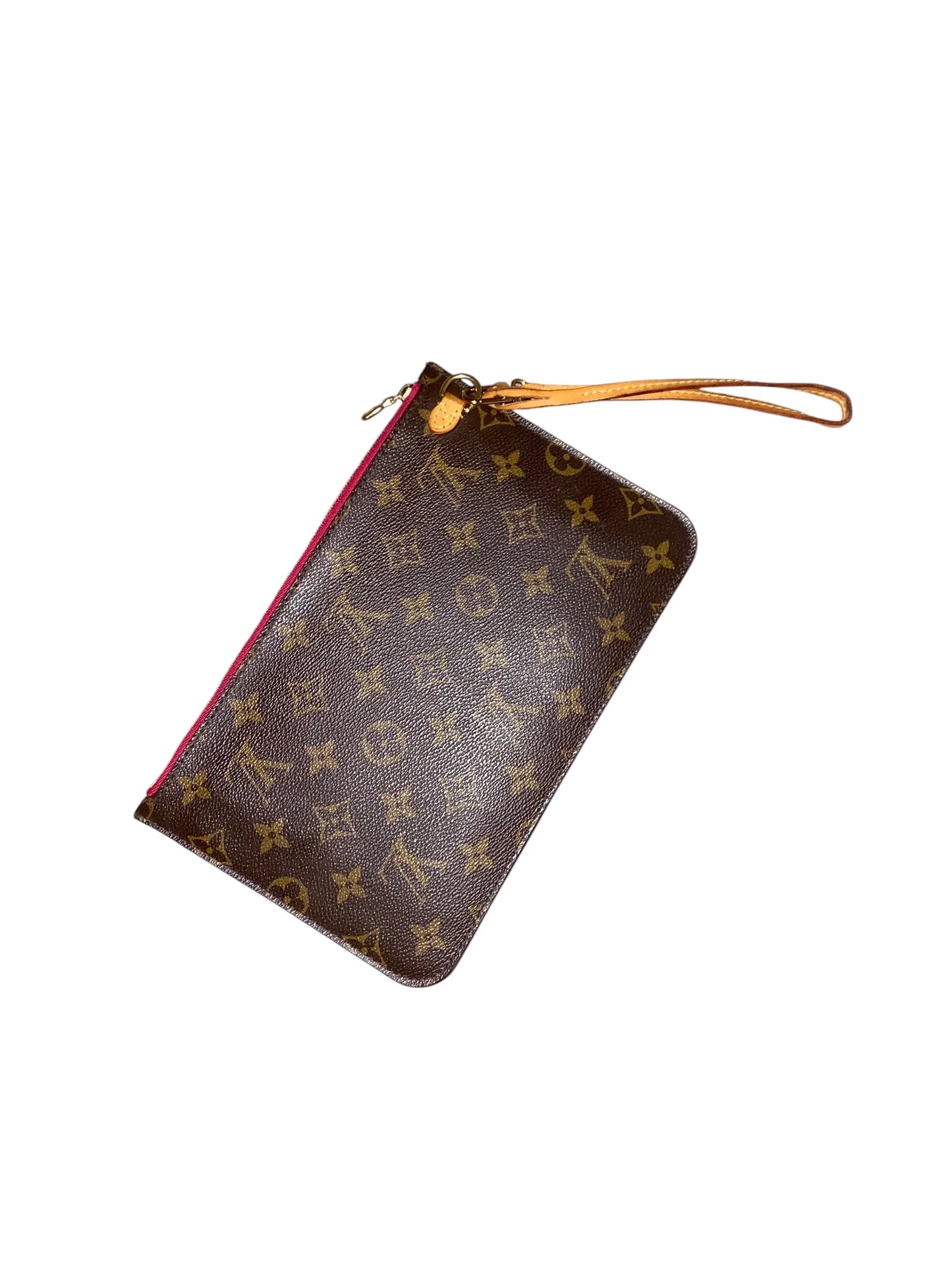 Louis Vuitton Neverfull GM Clutch Year Purse Classic Monogram Pattern Brown Pink 2017/2018 - Fashion Aftermath
