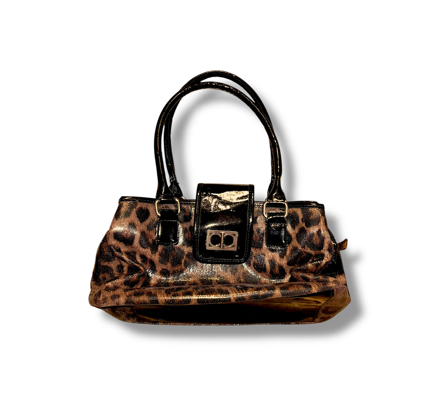 Y2K Handbag Leopard Print Vintage Bag