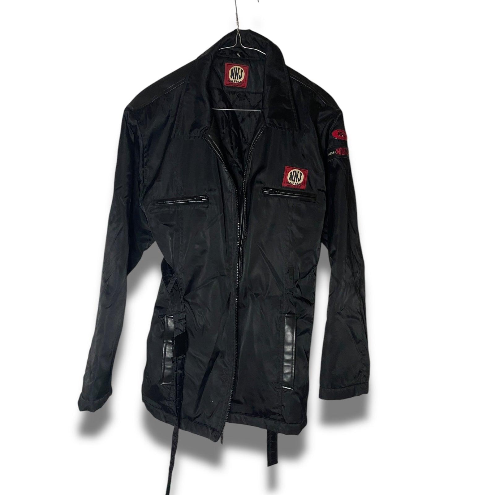 Vintage Jacket Biker Look NAF NAF (UK 14) – Fashion Aftermath