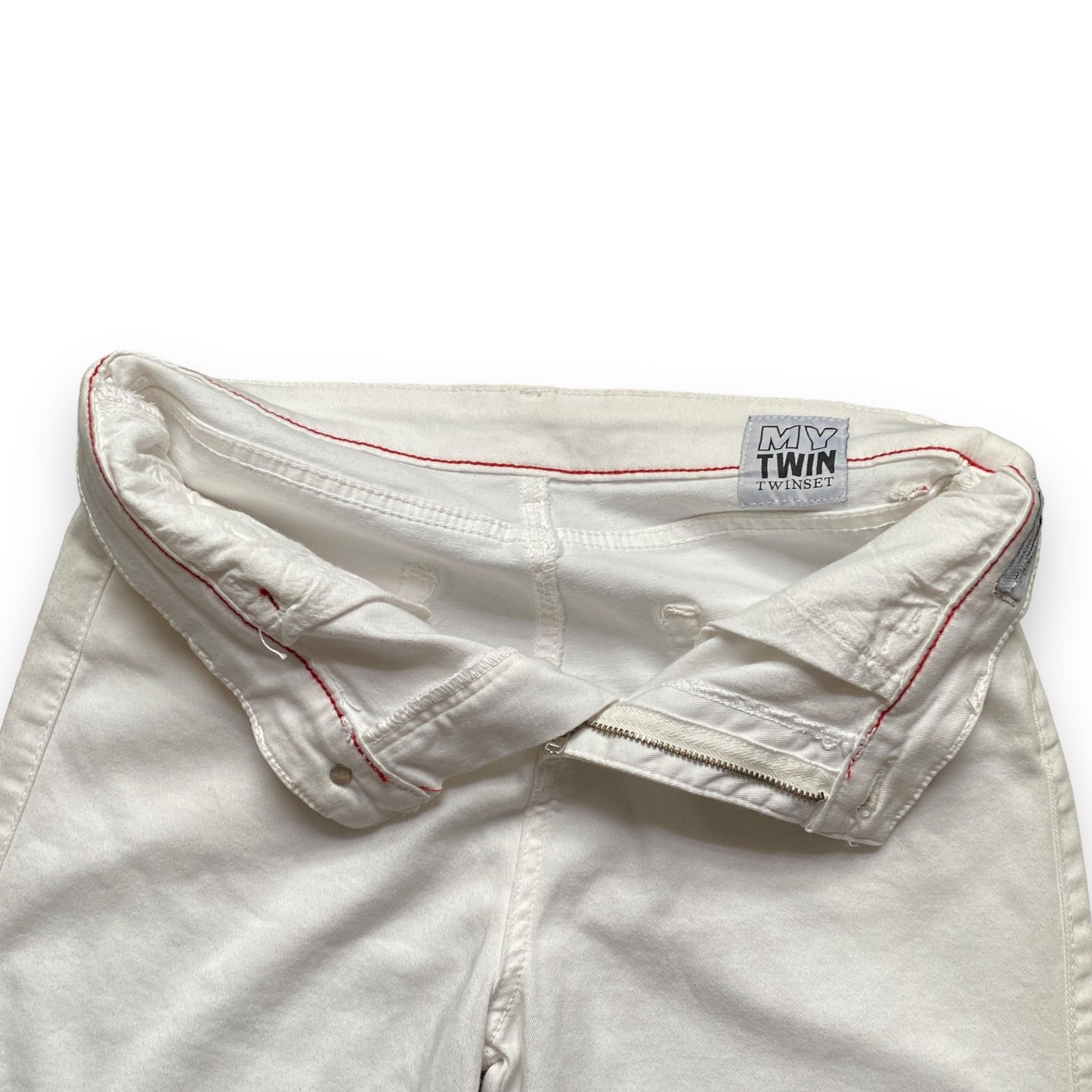 TWIN SET HIGH WAIST JEANS FLARED