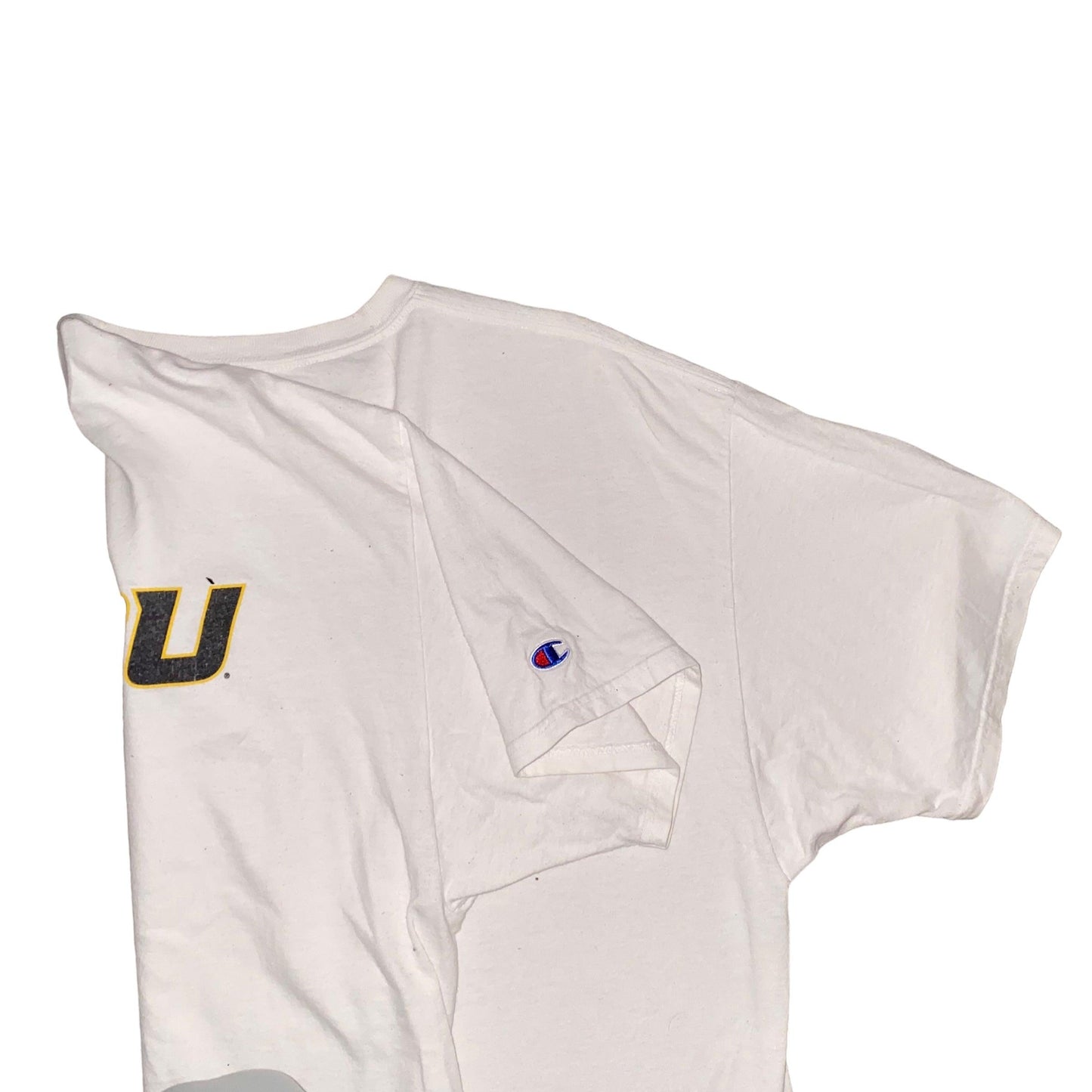 Vintage Champion T-Shirt White MIZZOU (XL) - Fashion Aftermath