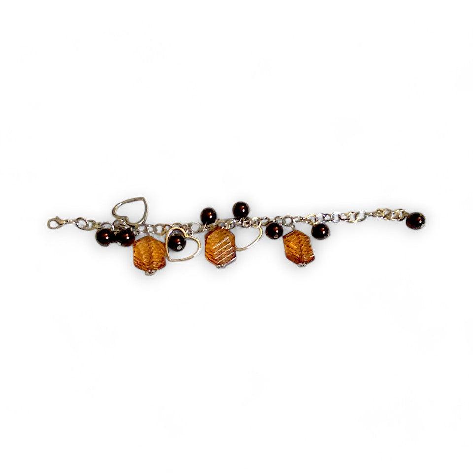 Bracelet Charms Heart Beads Y2K Jewelry - Fashion Aftermath