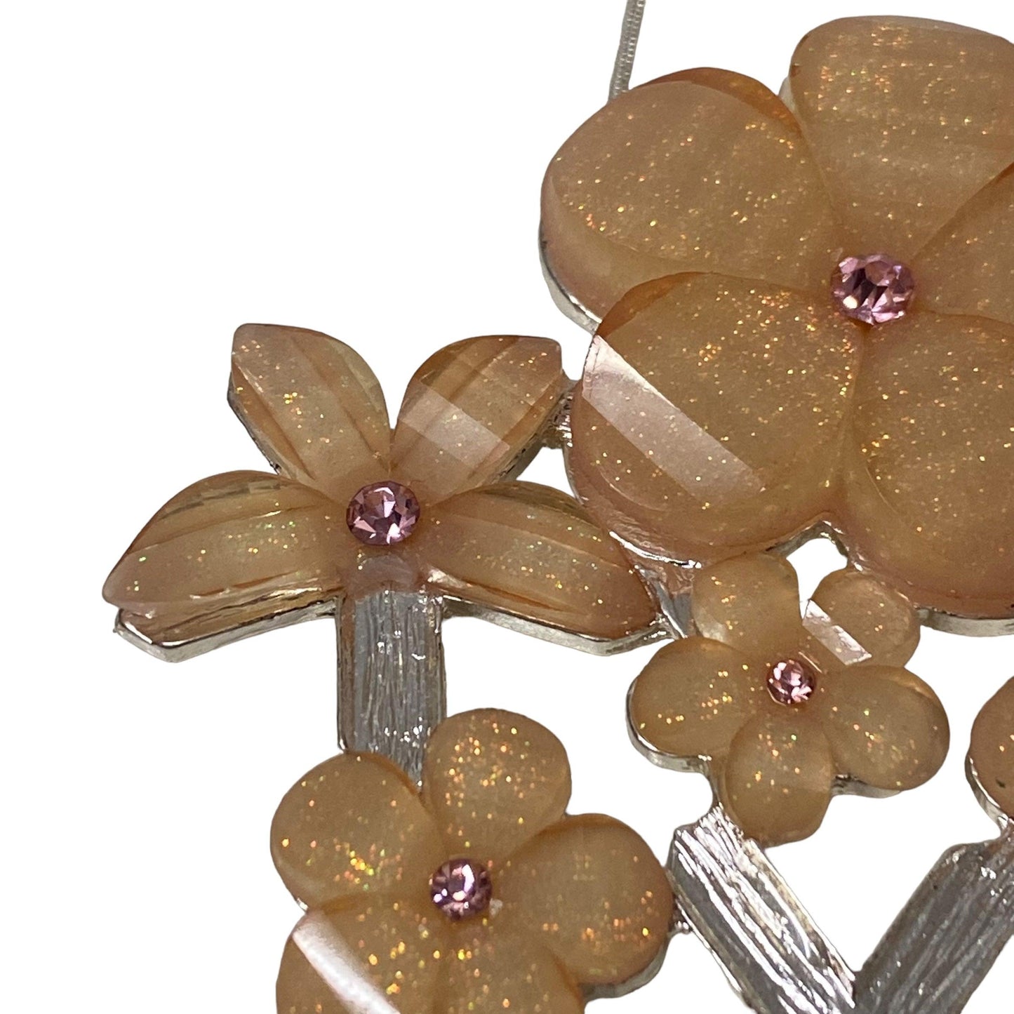 Vintage Necklace Flower Rose Daisy - Fashion Aftermath