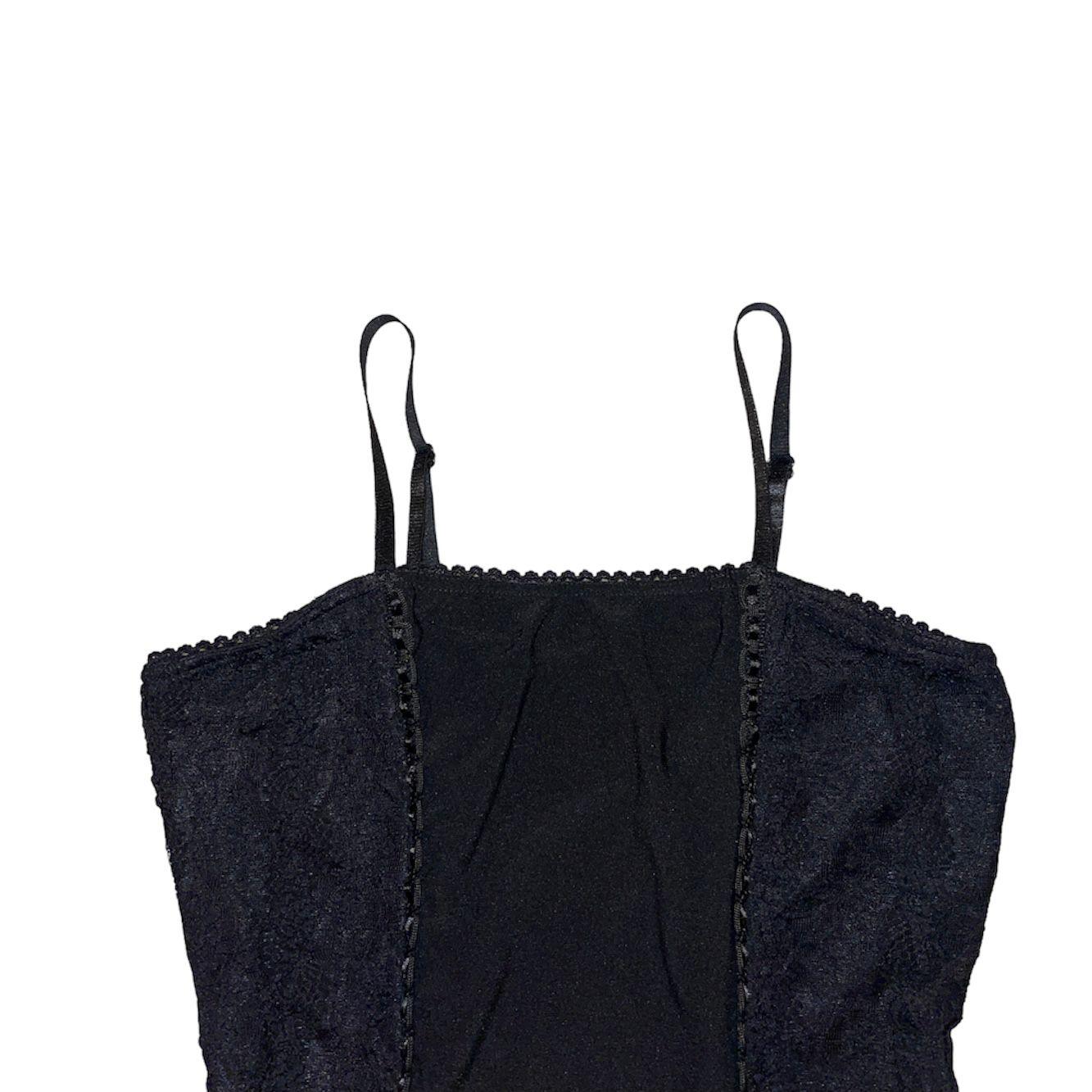Y2K Camisole Top Black (XS) - Fashion Aftermath
