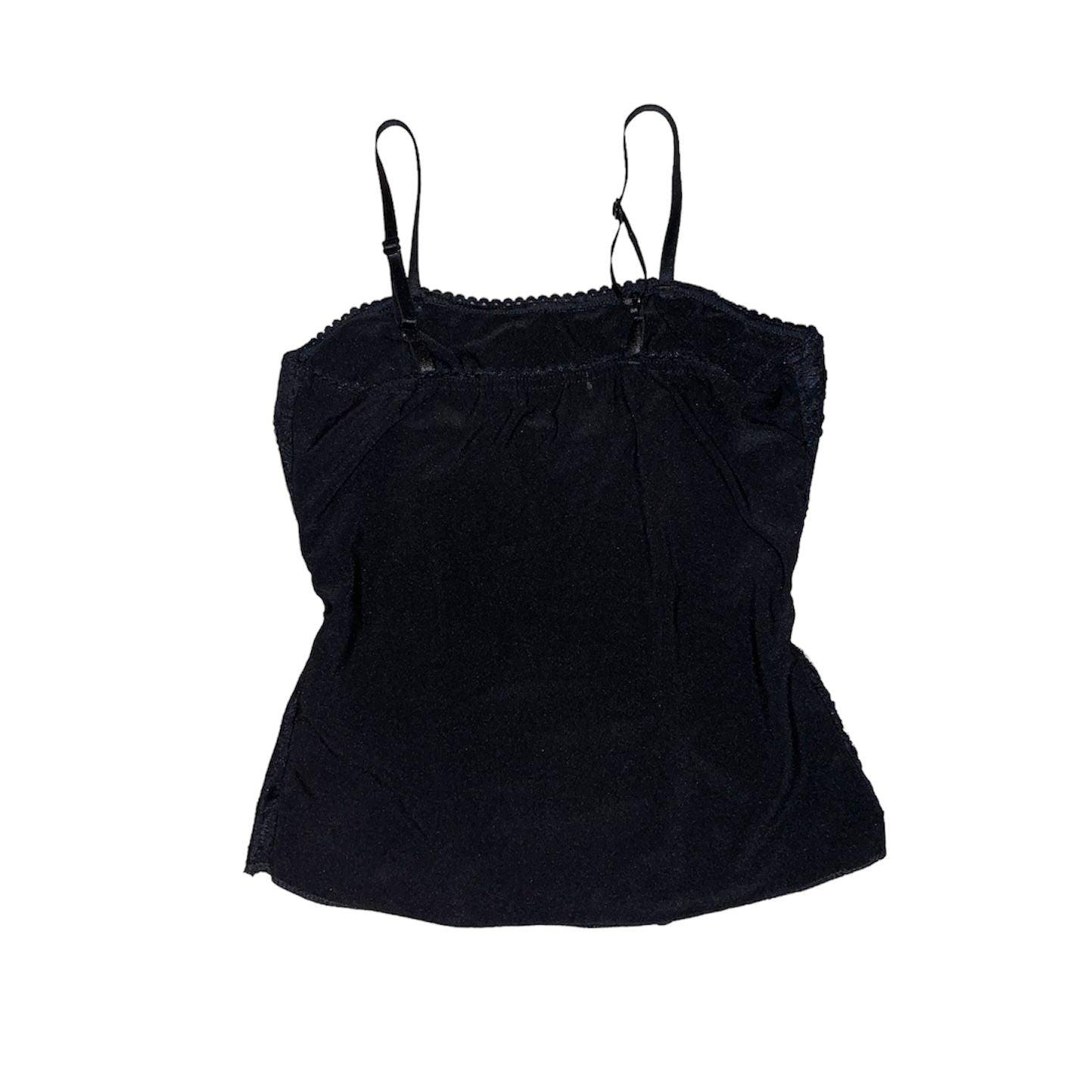 Y2K Camisole Top Black (XS) - Fashion Aftermath