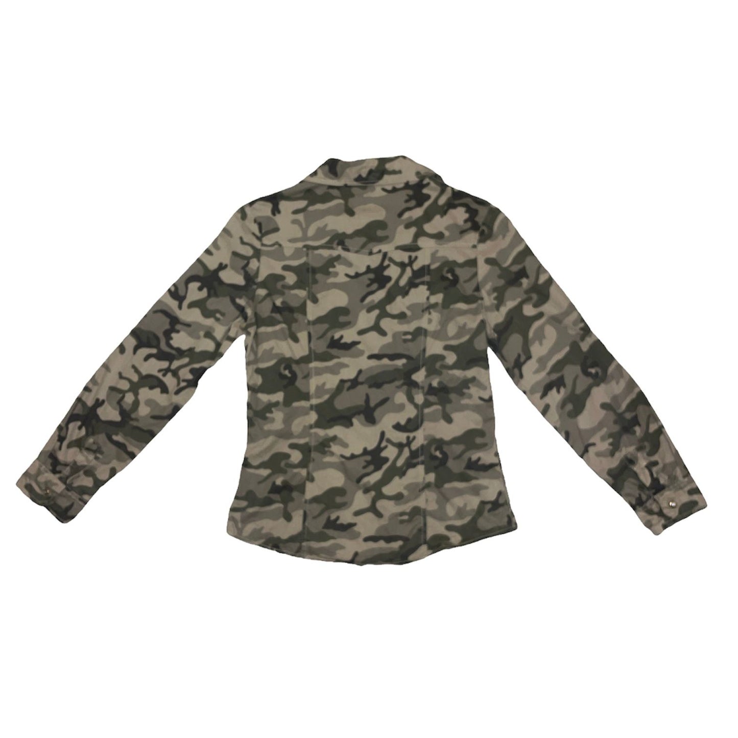 Cargo Shirt Vintage Army Print (M) - Fashion Aftermath
