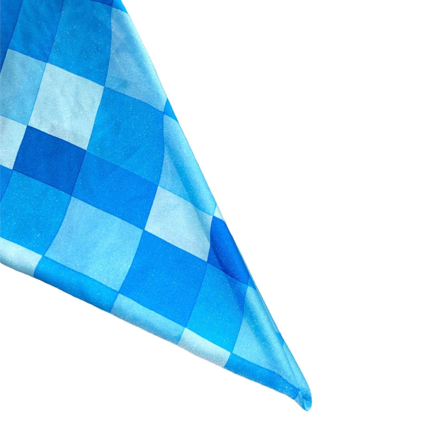 Vintage Scarf OROTON Blue Checkered - Fashion Aftermath