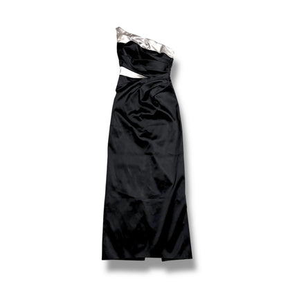 Y2K Dress Gown Off the Shoulder Maxi Karen Millen Karen Millen