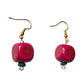 Vintage Earrings Pink Dice