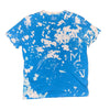 Upcycled Men's T-shirt Cotton Blue Ombre Size M - Fashion Aftermath