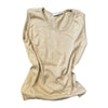 Vintage Vest Top Beige Tank shirt Cotton (M) - Fashion Aftermath