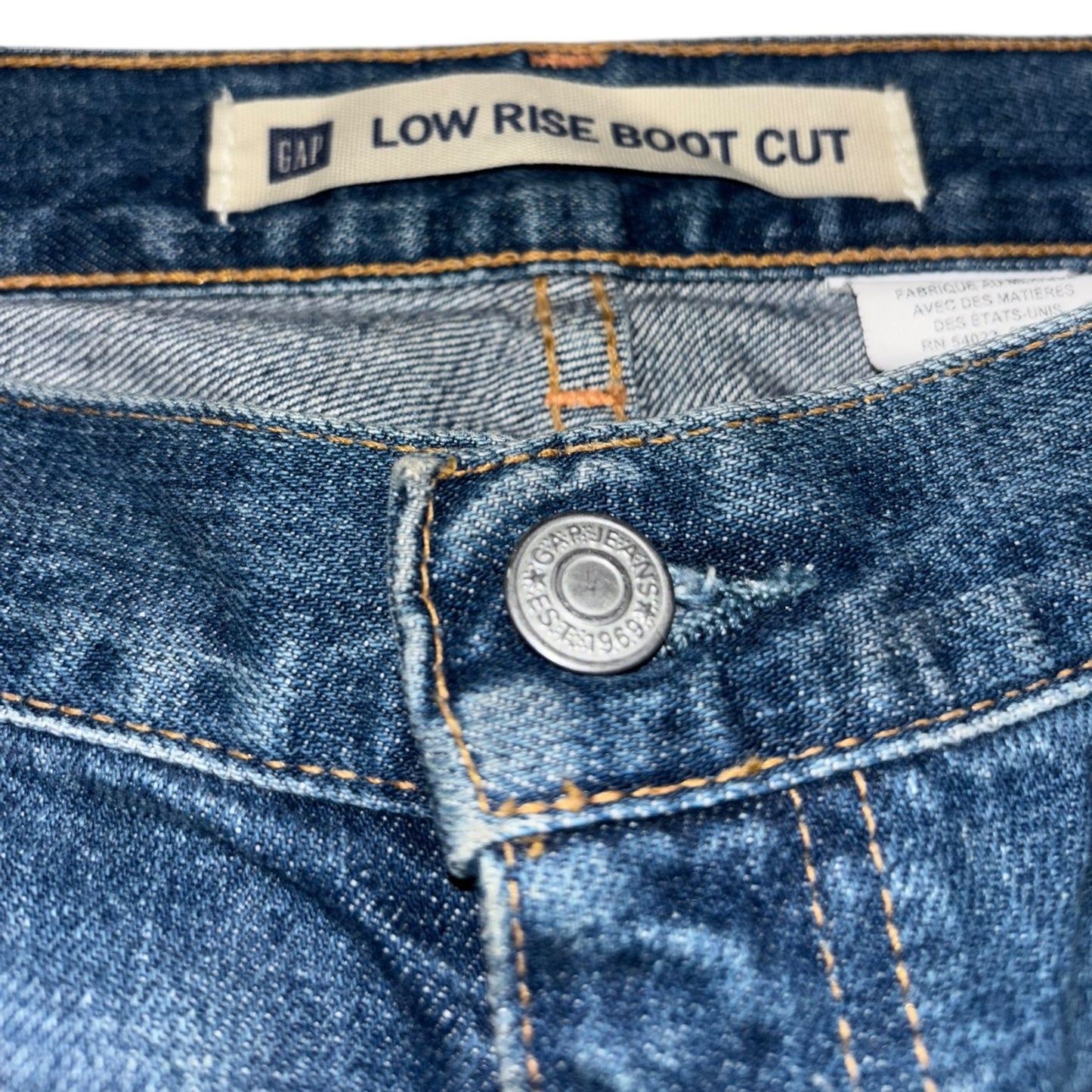 Y2K Bootcut Jeans Women's GAP Low Rise W32