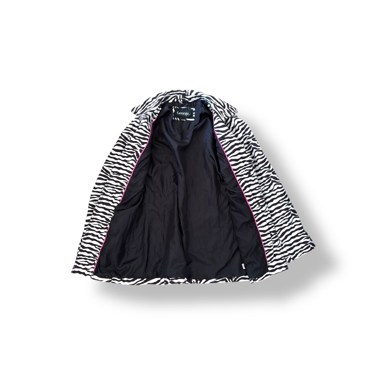 Y2K Vintage Jacket Zebra Look (M)