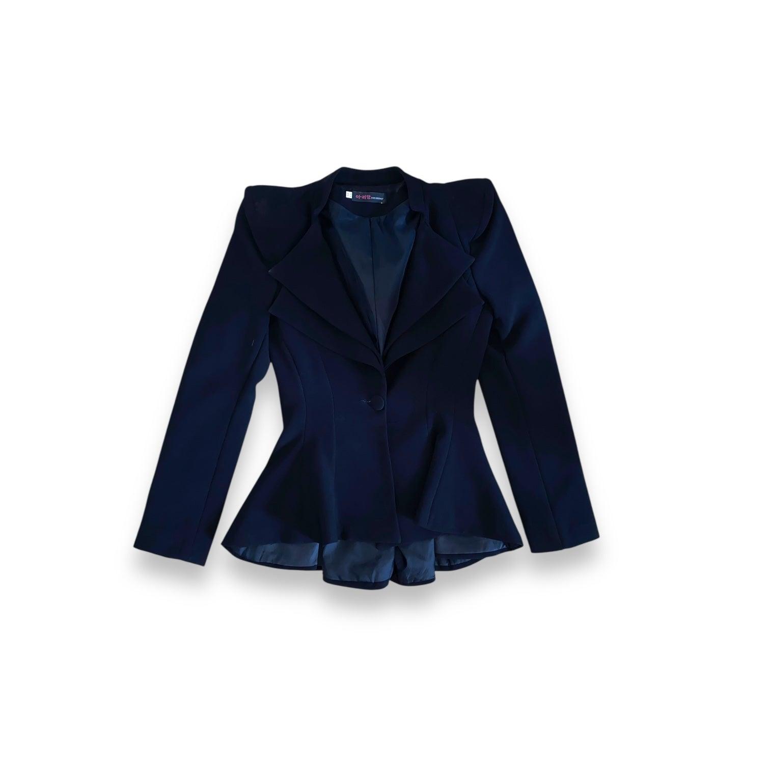 Vintage Blazer Waisted Shoulder Pads (XS) - Fashion Aftermath