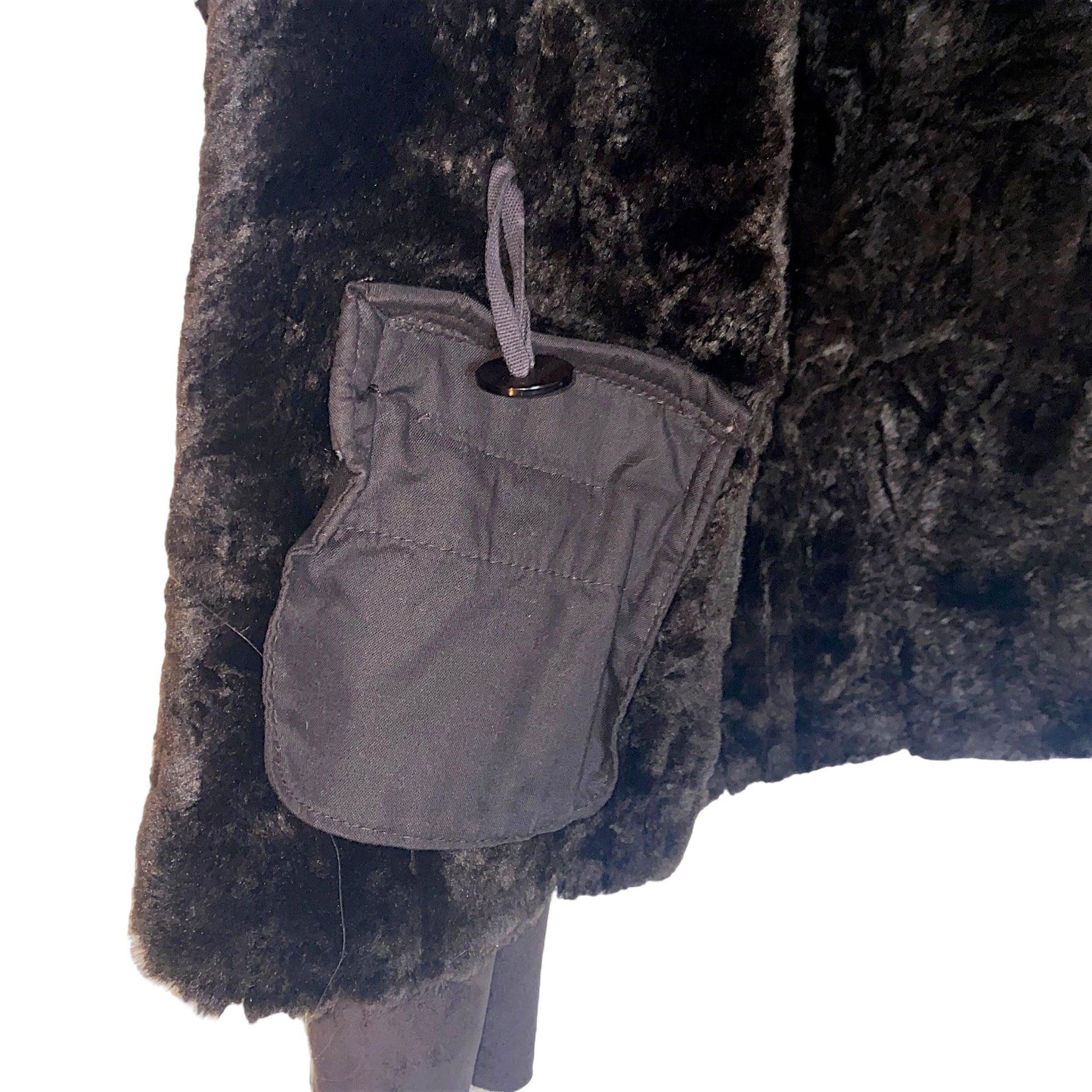 Y2K Jacket Afghan Coat Suede Brown (S) - Fashion Aftermath