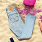 Vintage Levi’s jeans high waist straight leg W30 L32 (XS)