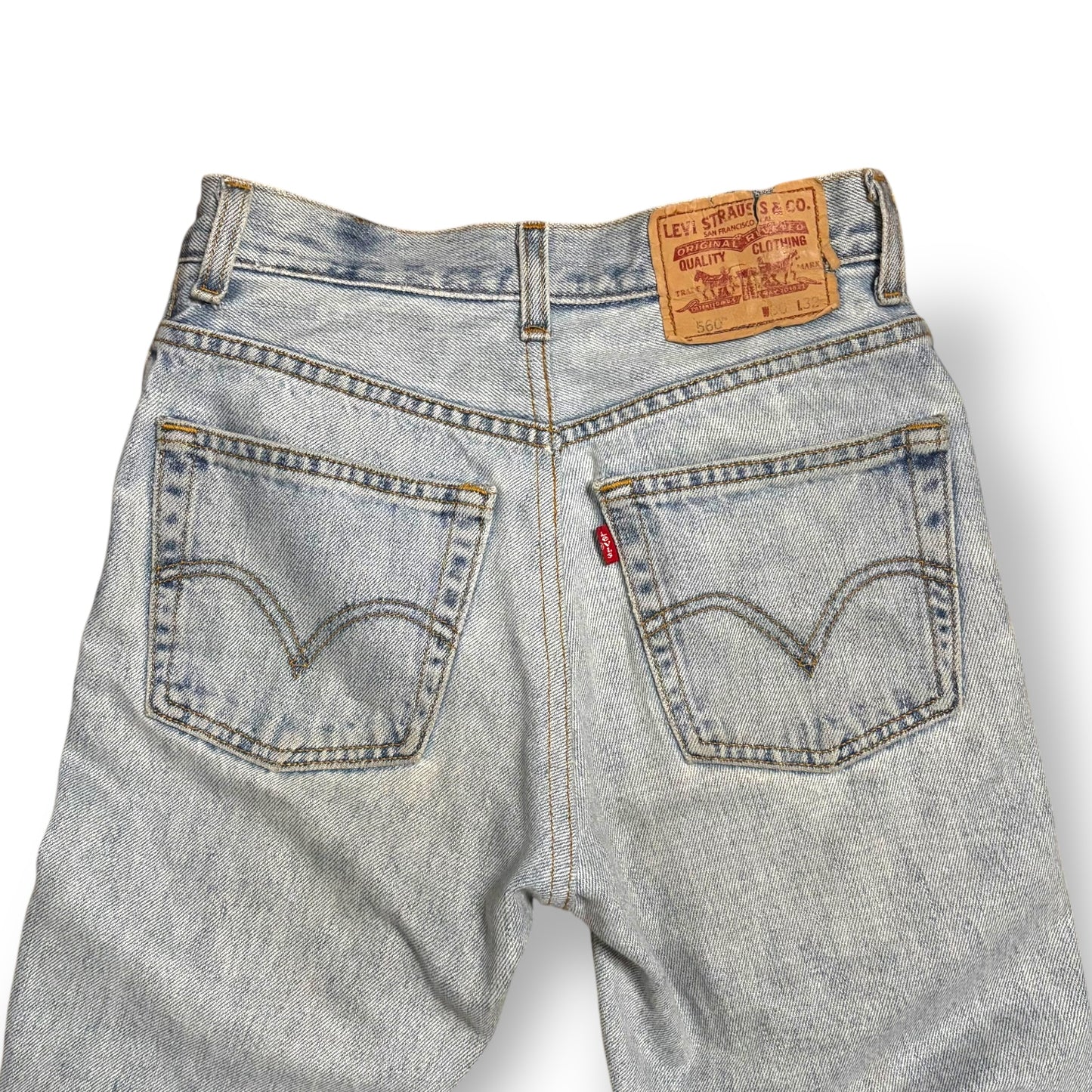 Vintage Levi’s jeans high waist straight leg W30 L32 (XS)